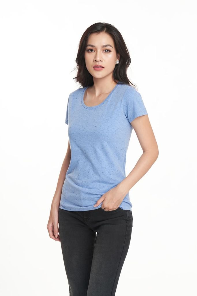 Áo Thun Basic Nữ Tay Ngắn Ninomaxx 1801011