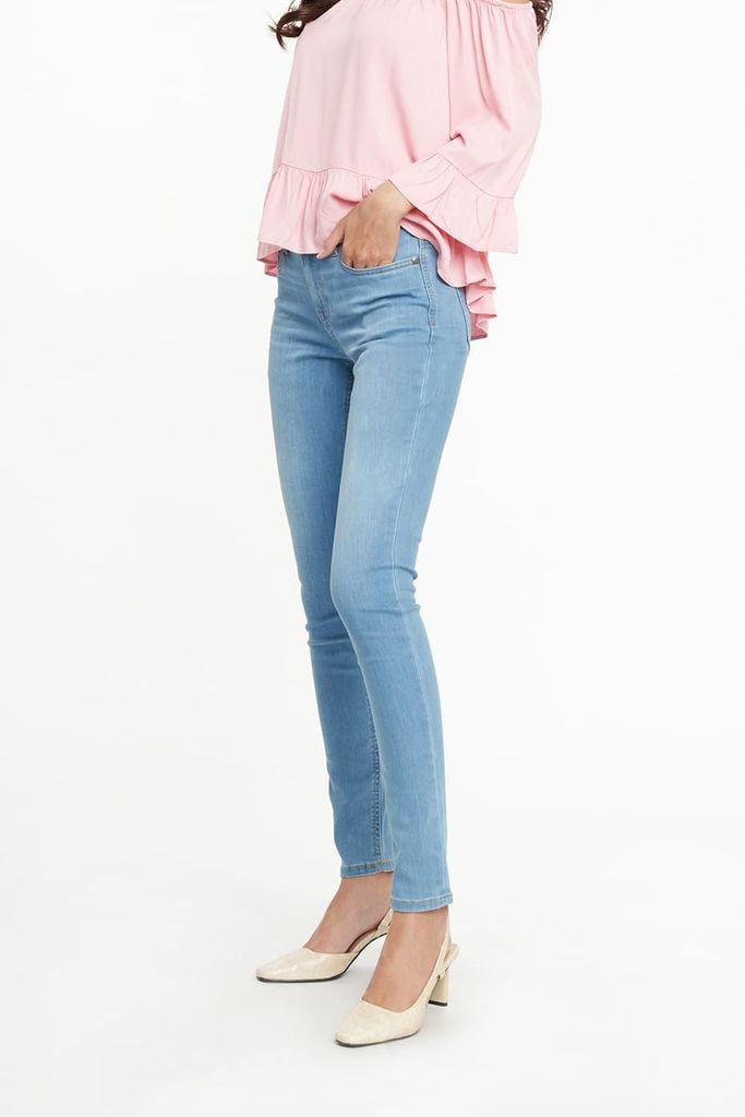 Quần jean Basic Nữ dài cotton N&M 2203048