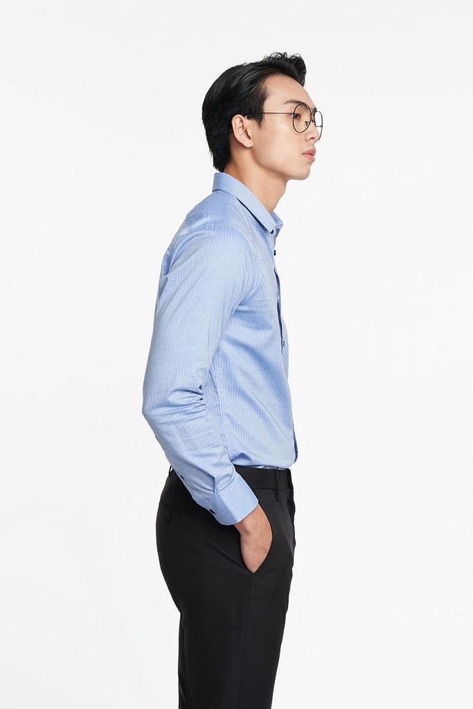 Áo Sơ Mi Nam Caro Cotton Tay Dài N&M 2110021