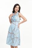 Đầm Nữ in họa tiết N&M Chain Print Luxury 2211005