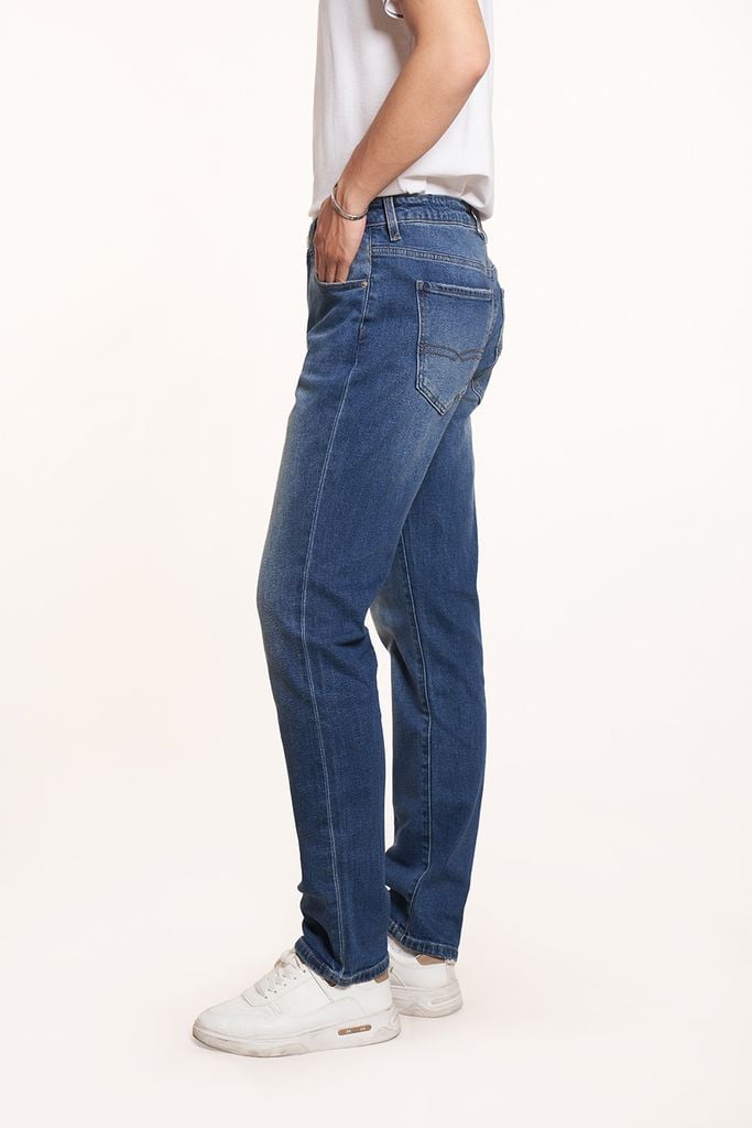 Quần jean Basic Nam ống đứng 2407019