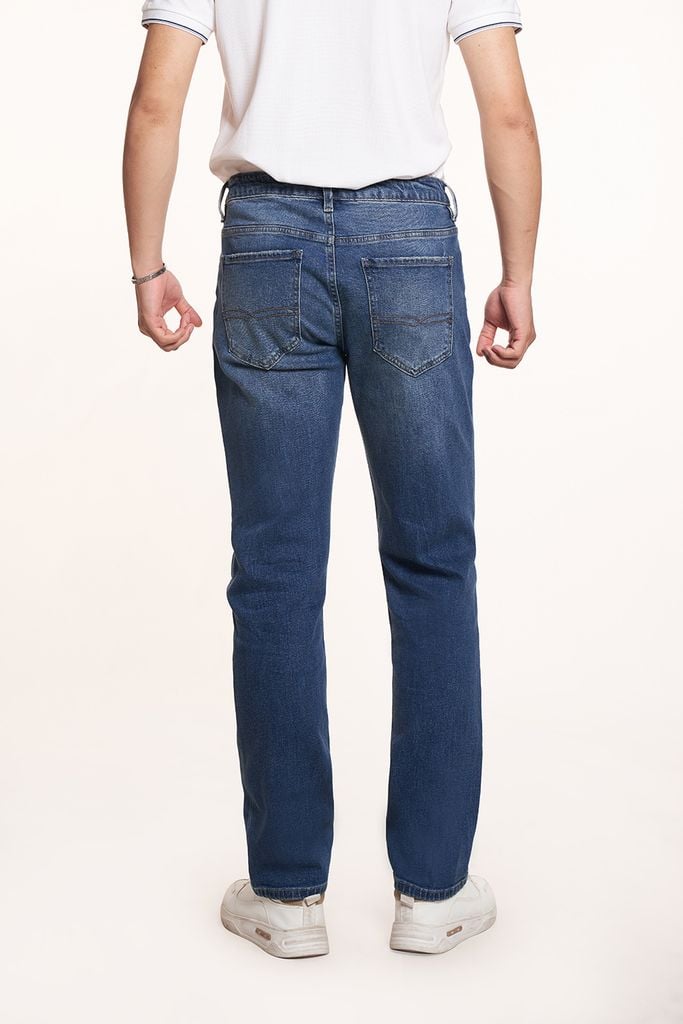 Quần jean Basic Nam ống đứng 2407019