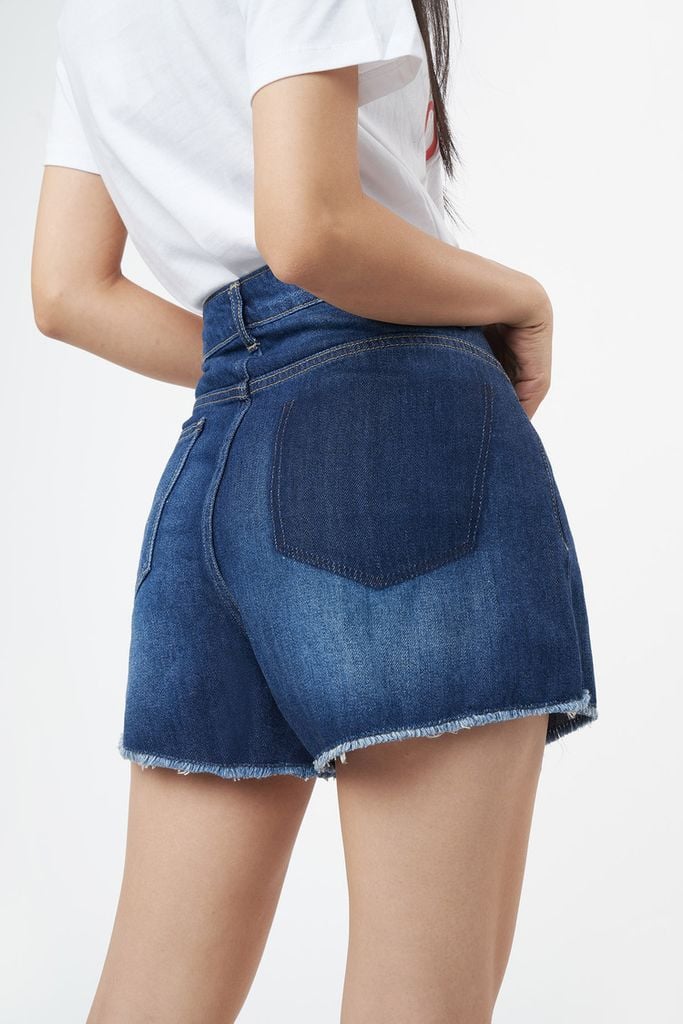 Quần short Jean Nữ Cotton NINOMAXX 2104047