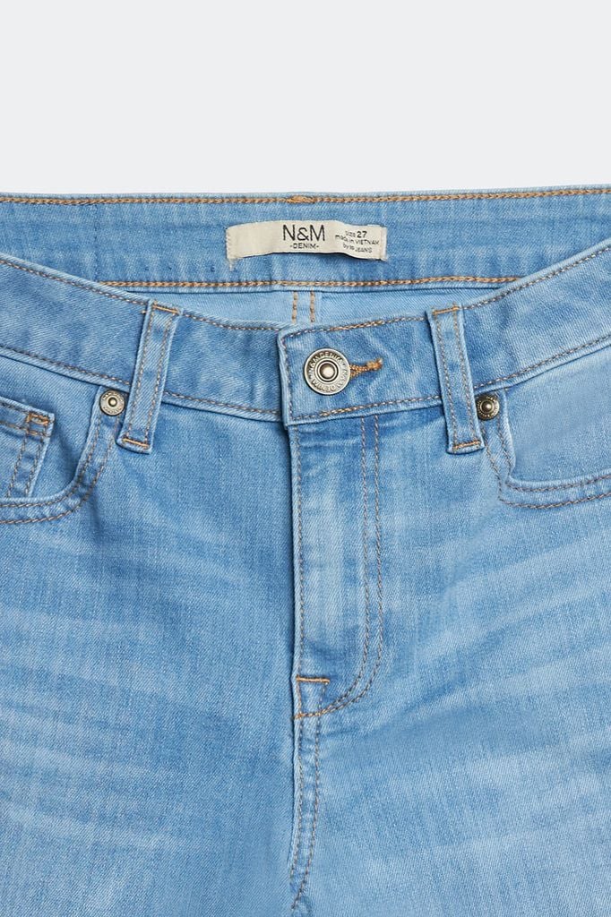 Quần jean Basic Nữ dài cotton N&M 2203048