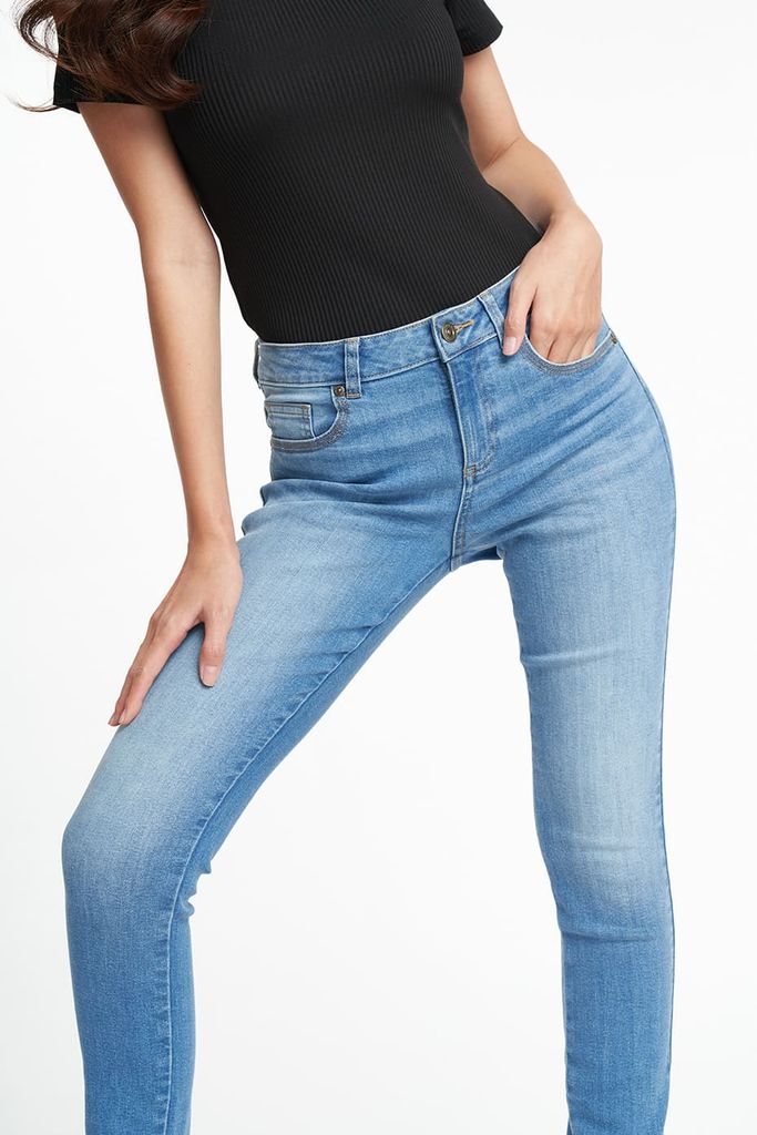 Quần jean Basic Nữ form straight N&M 2203050