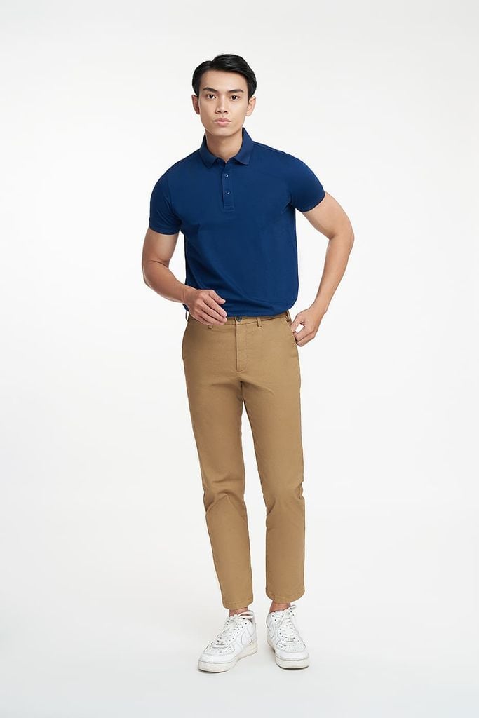 Special Polo Nam Vải Cotton Mercerized Form Travel Fit N&M 2203013