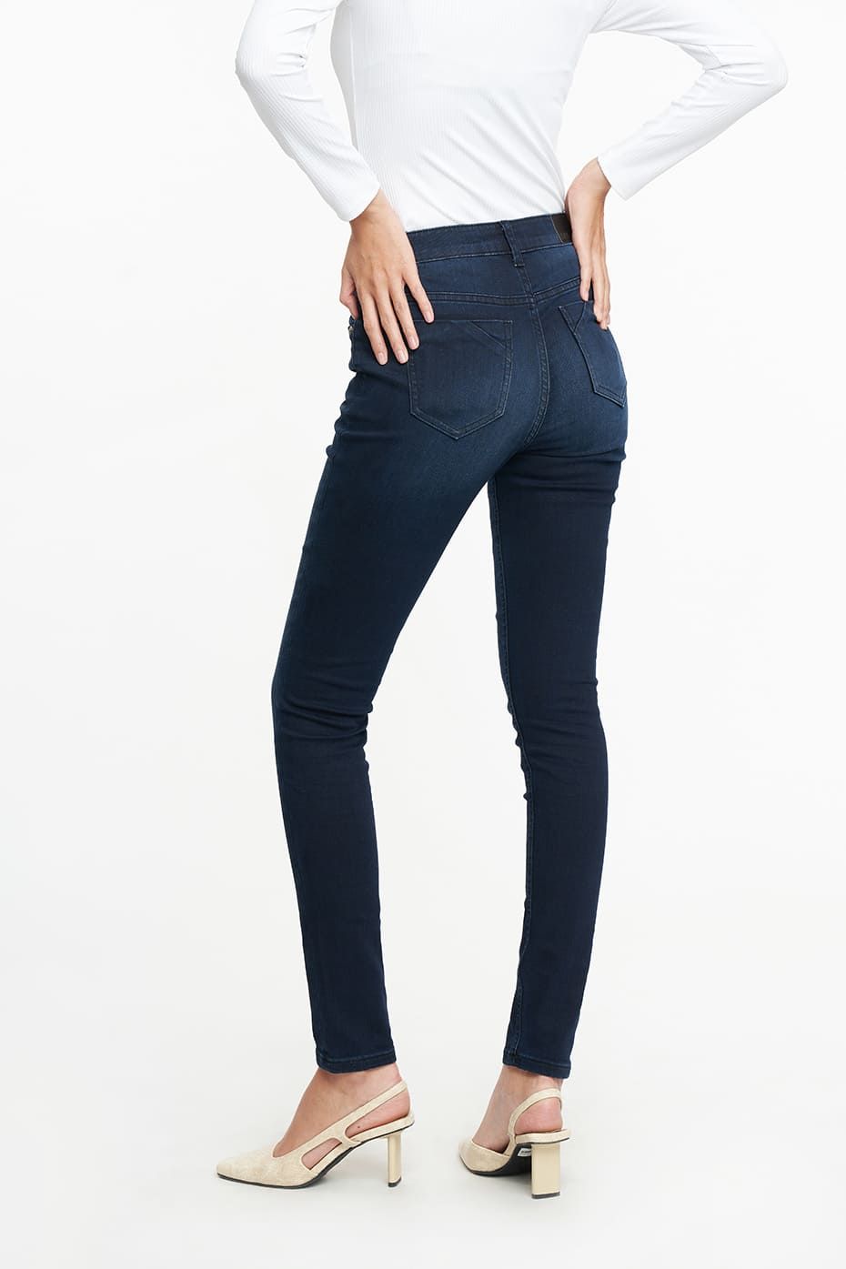 Quần jean Basic Nữ dài cotton N&M 2203049