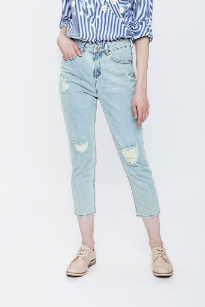 Quần Jean Dài Thời Trang Nữ Ninomaxx 1901078