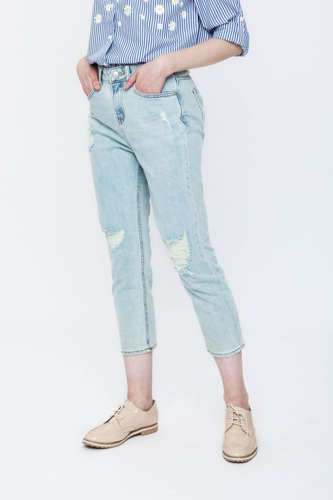 Quần Jean Dài Thời Trang Nữ Ninomaxx 1901078