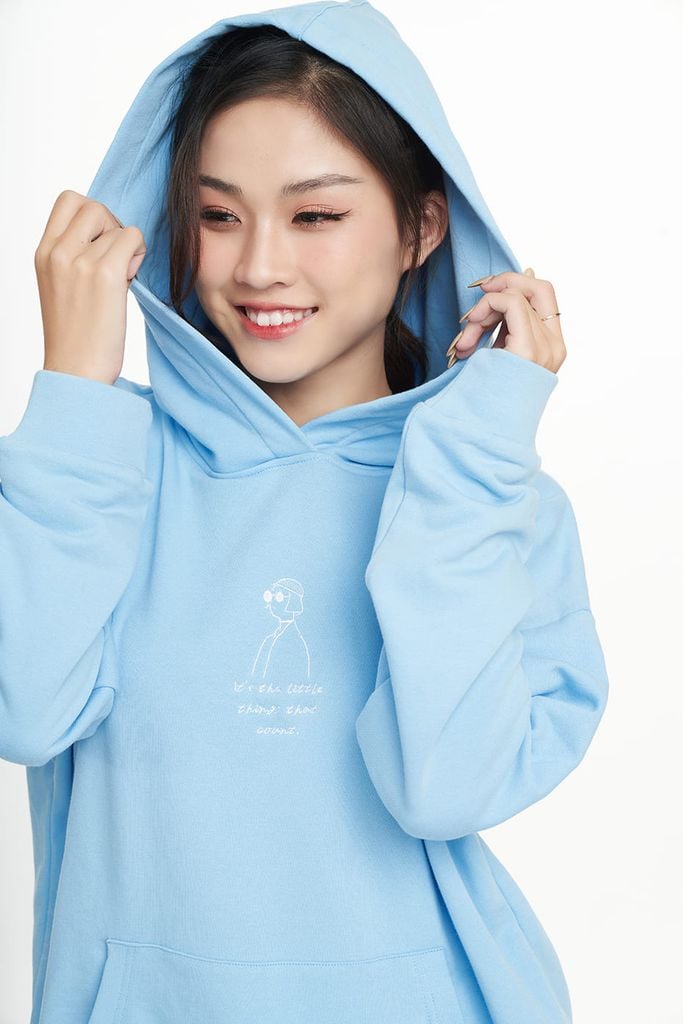 Áo hoodies Nữ cotton NINOMAXX 2204009