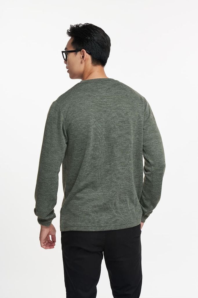 Áo Sweater Basic Nam Cổ Tròn Ninomaxx 2303017