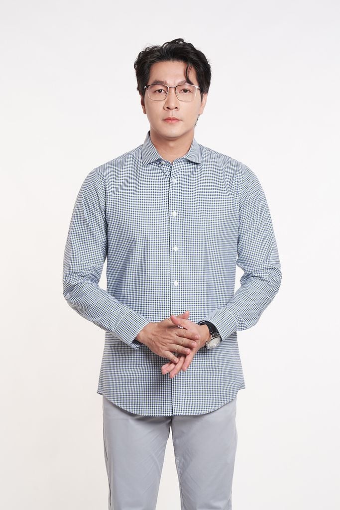 Áo Sơ Mi Nam Cotton Tay Dài N&M 2011071