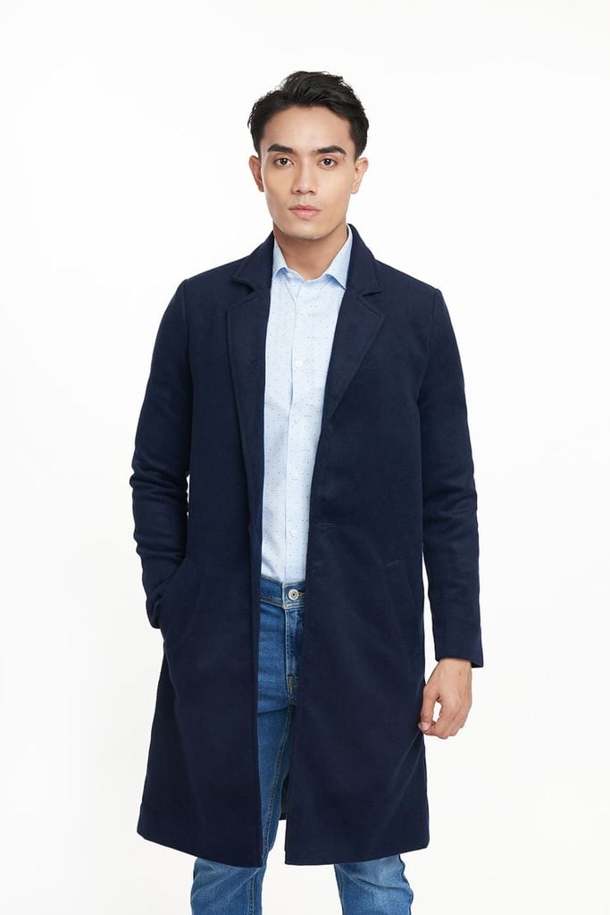 Áo Khoác Dạ Nam Dáng Măng Tô N&M 2207036