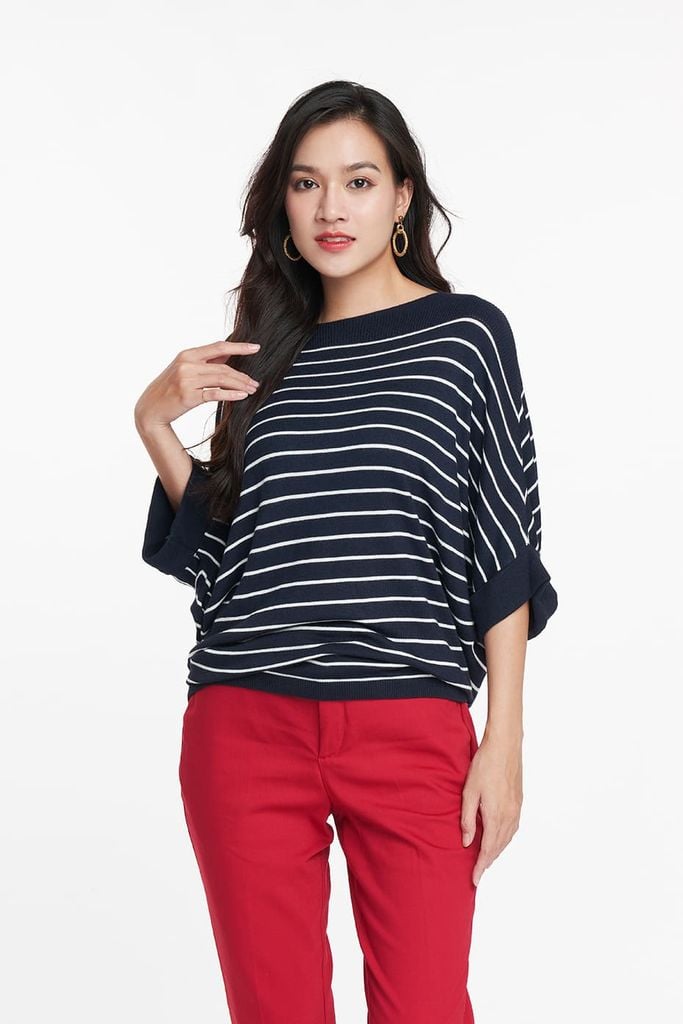 Áo sweater Basic Nữ tay ngắn N&M 1905011