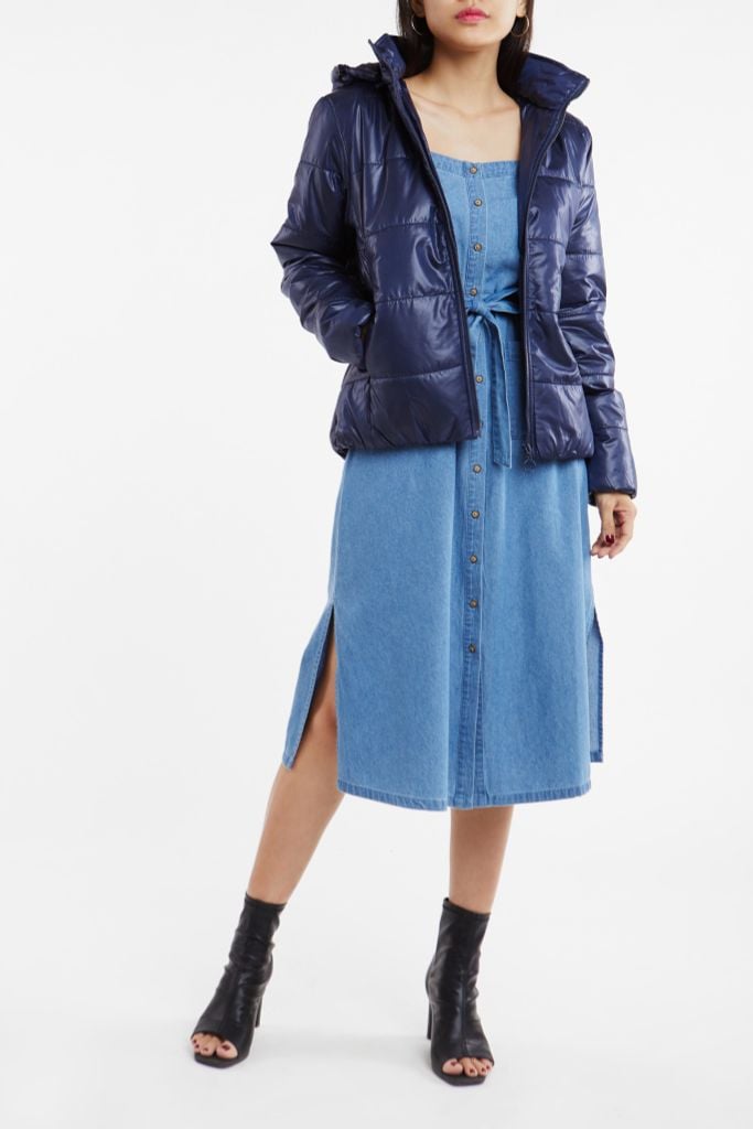 Áo Khoác Chần Gòn Nữ Tay Dài Có Nón Ninomaxx 1907027