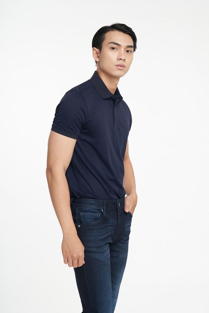 Special Polo Nam Vải Cotton Mercerized Form Travel Fit N&M 2203013