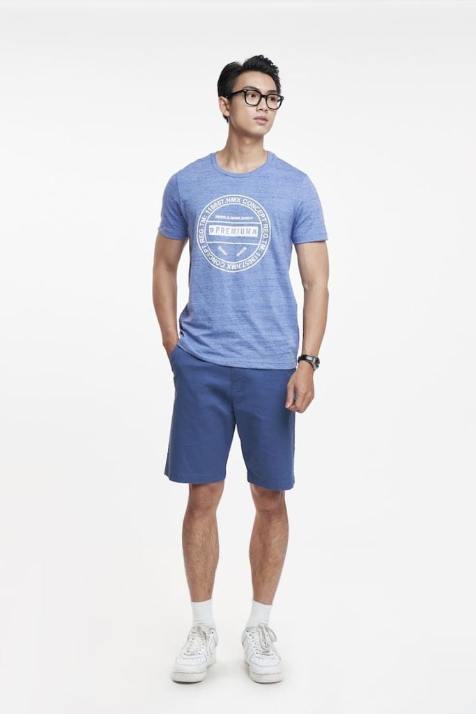 Áo thun Graphic Nam tay ngắn cotton NINOMAXX 1812178