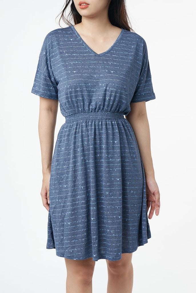 Đầm thời trang Nữ in hoạ tiết N&M 1809078