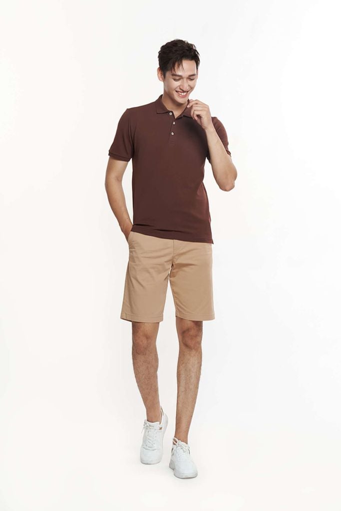 Quần short Khaki Nam NINOMAXX 2304005