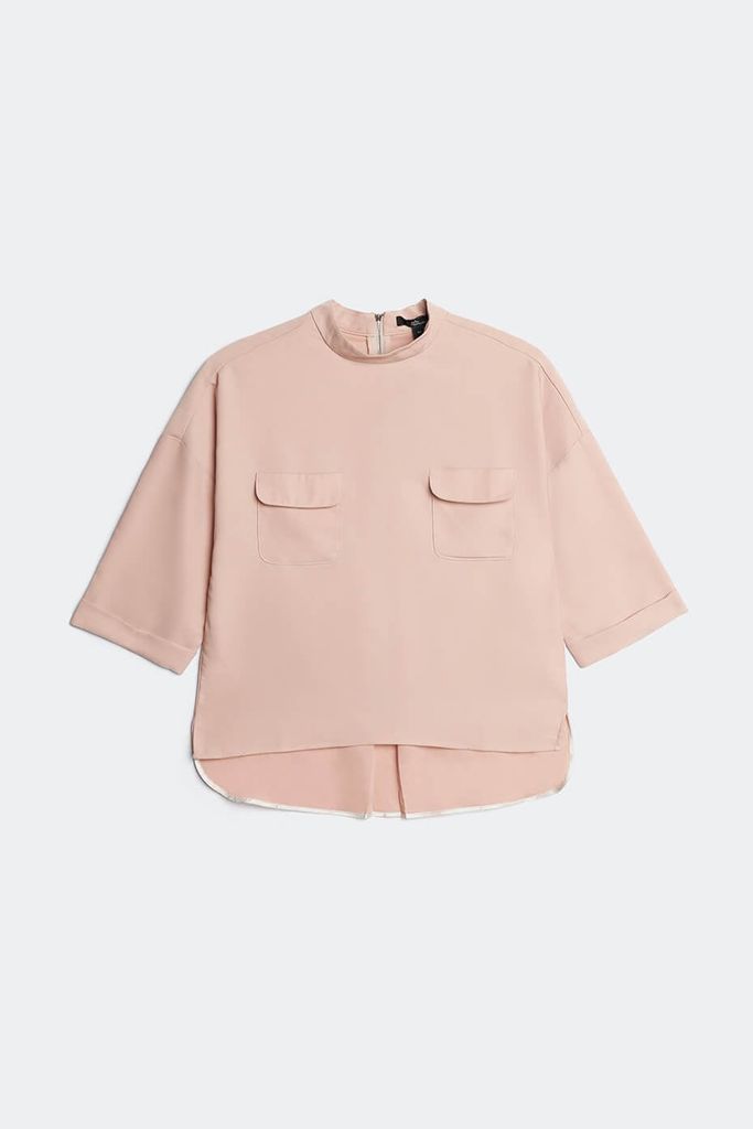 Áo sơ mi thời trang Nữ tay lửng N&M 1704194