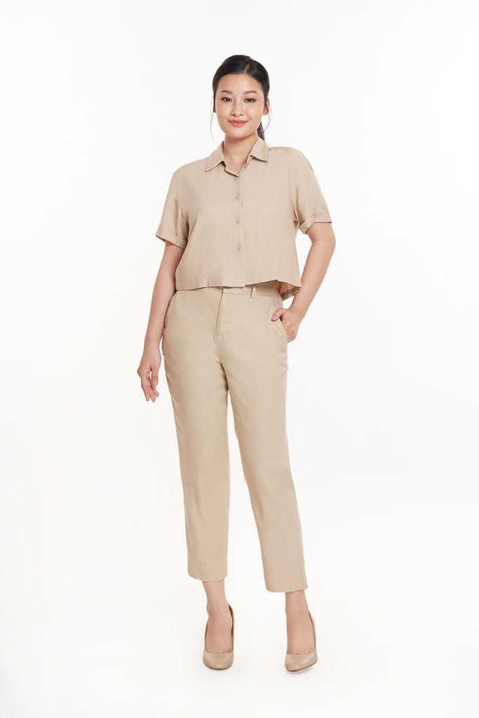 Quần Thời Trang Ống Dài Nữ Linen N&M 2311013