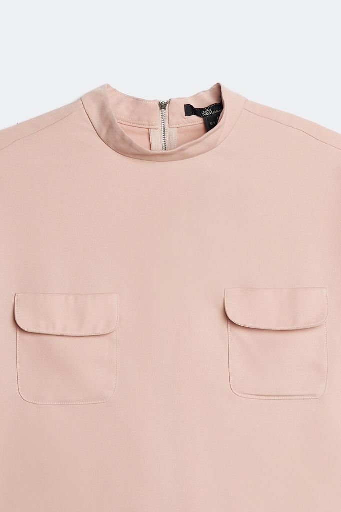 Áo sơ mi thời trang Nữ tay lửng N&M 1704194