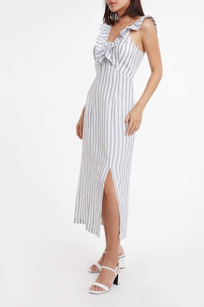 Đầm Kiểu Linen Nữ Tay Dài N&M 2002023