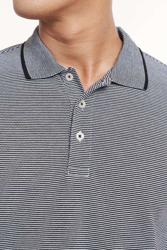 Premium Polo Jacquard Nam chống rút không nhăn NINOMAXX 2310011