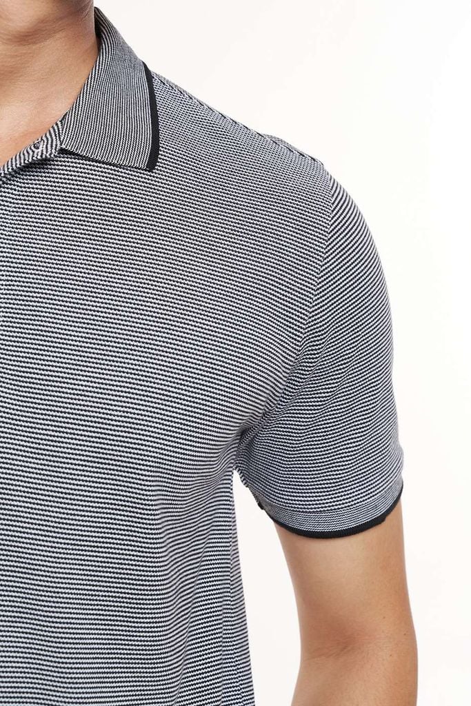 Premium Polo Jacquard Nam chống rút không nhăn NINOMAXX 2310011