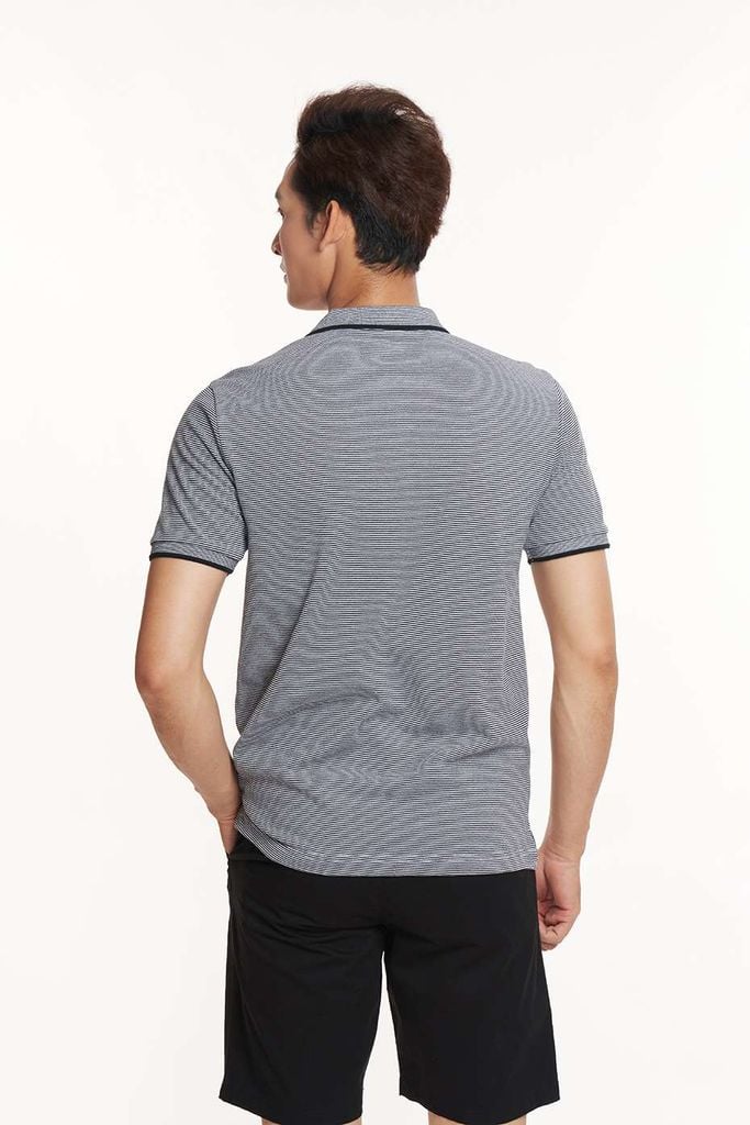 Premium Polo Jacquard Nam chống rút không nhăn NINOMAXX 2310011