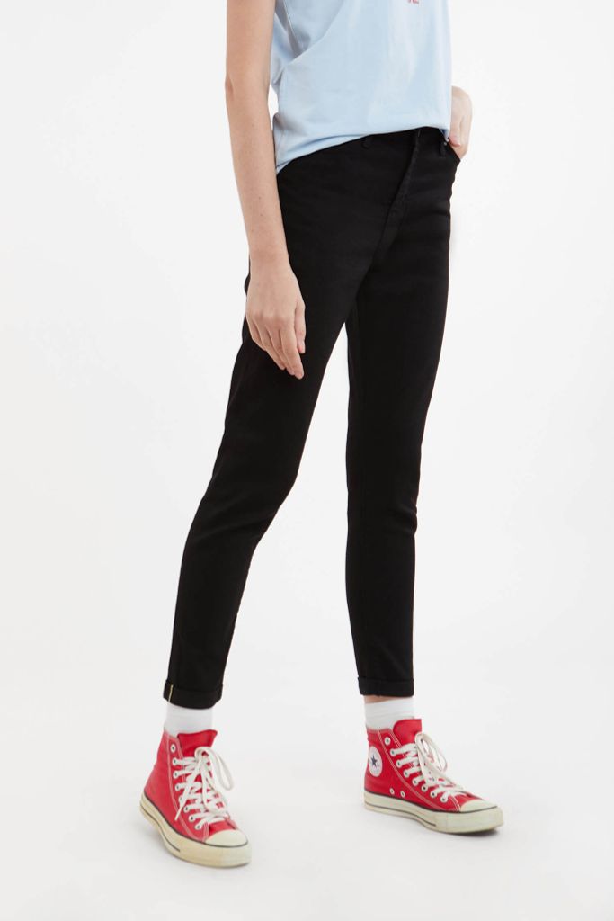 Quần jean Basic Nữ dài cotton NINOMAXX 1909008