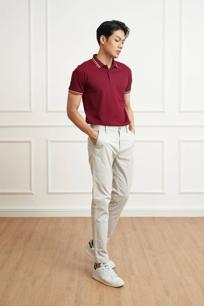 Premium Áo Polo Nam Vải Cotton Mercerized N&M Club 2105017