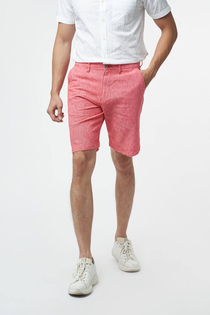 Quần Short Linen Thời Trang Nam Lửng Ninomaxx 2201002