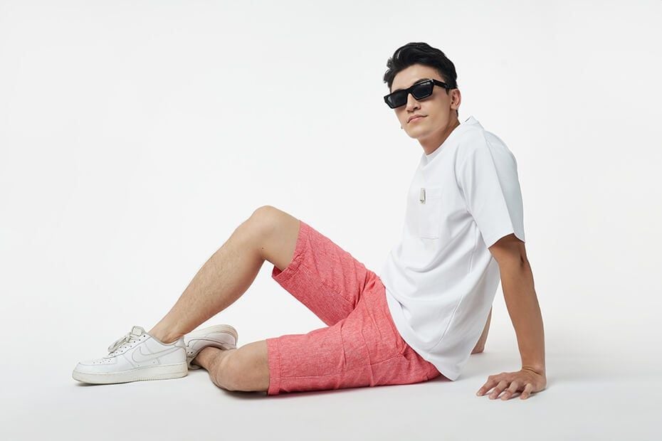 Limited Edition Quần short linen Nam NINOMAXX 2201001