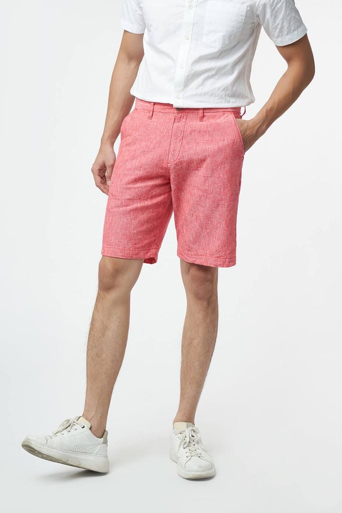 Quần Short Linen Thời Trang Nam Lửng Ninomaxx 2201002