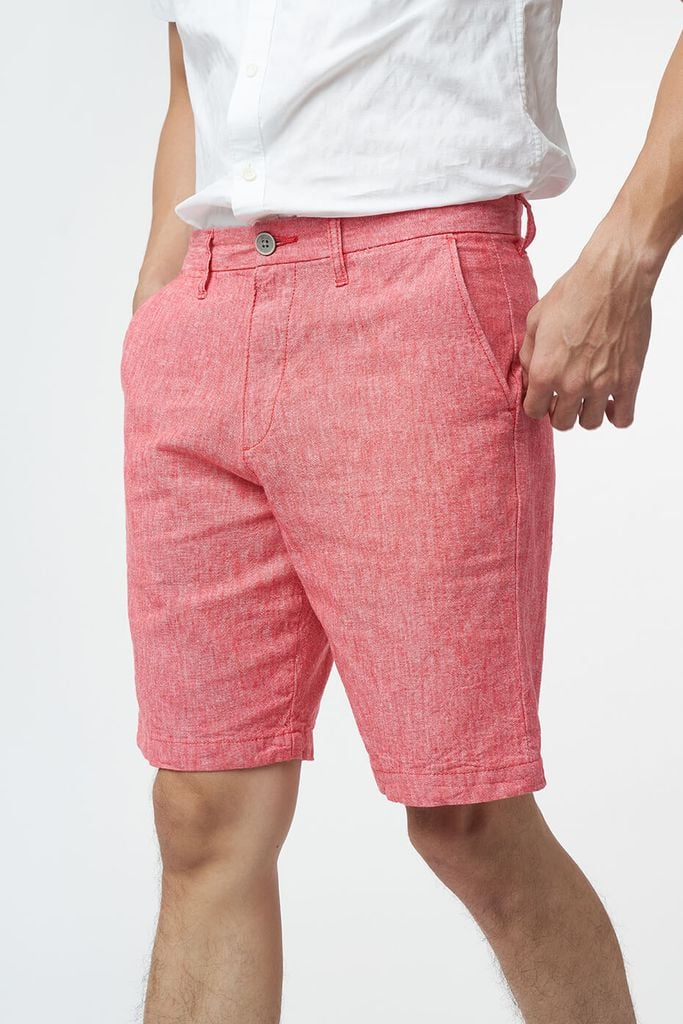 Quần Short Linen Thời Trang Nam Lửng Ninomaxx 2201002
