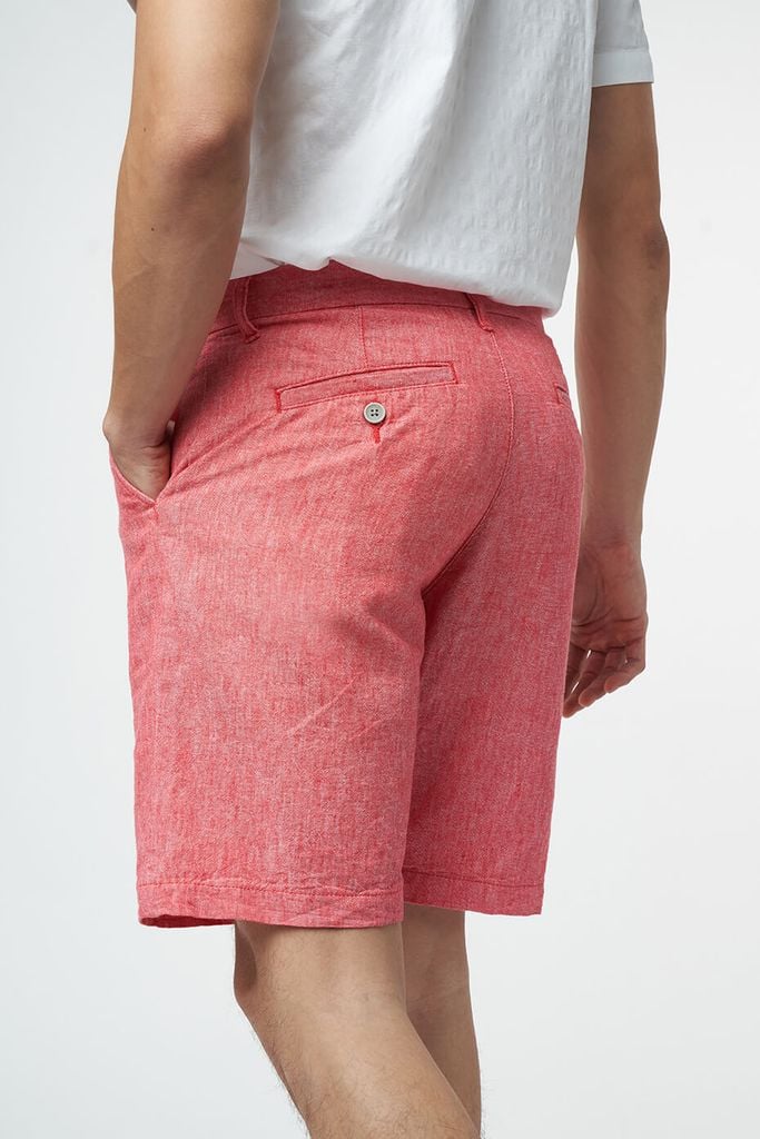 Quần Short Linen Thời Trang Nam Lửng Ninomaxx 2201002
