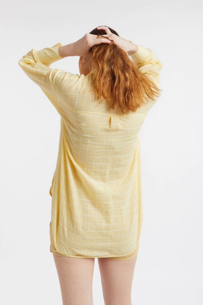 Áo sơ mi Nữ tay dài cotton NINOMAXX 1911021
