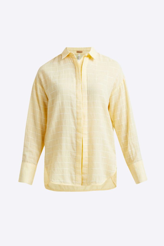 Áo sơ mi Nữ tay dài cotton NINOMAXX 1911021