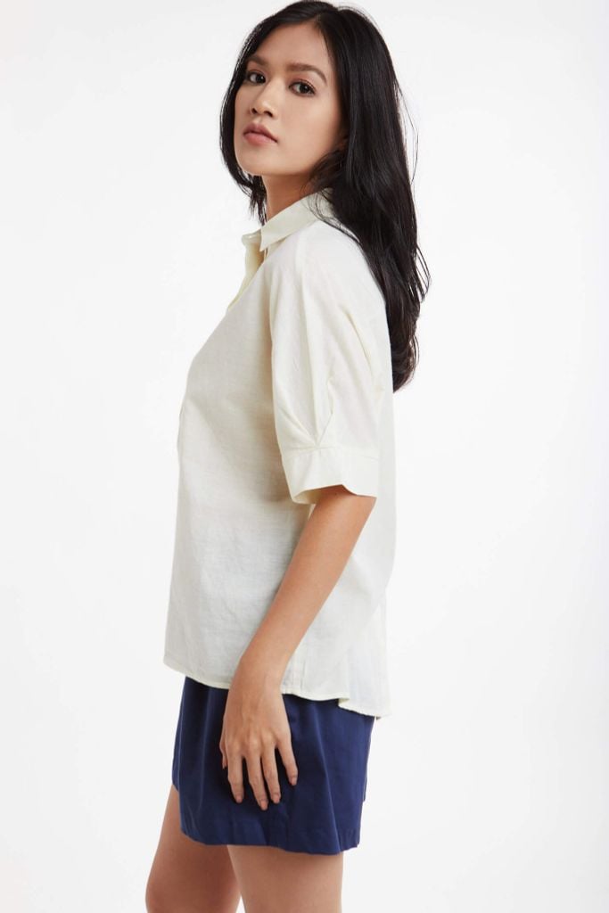 Áo sơ mi thời trang Nữ cotton N&M 1912096