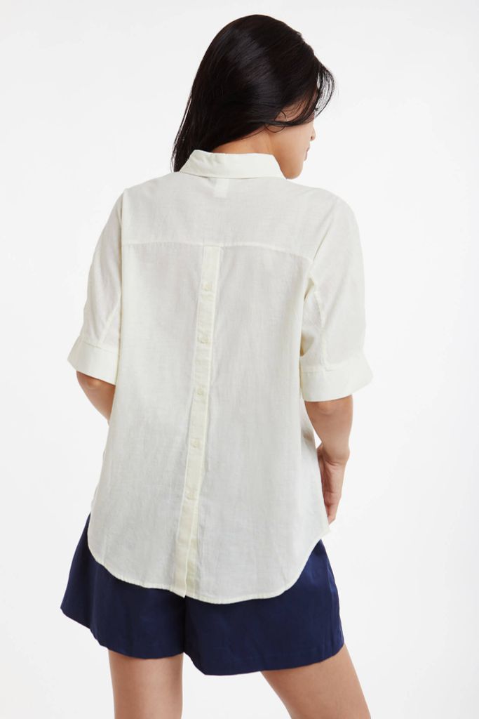 Áo sơ mi thời trang Nữ cotton N&M 1912096