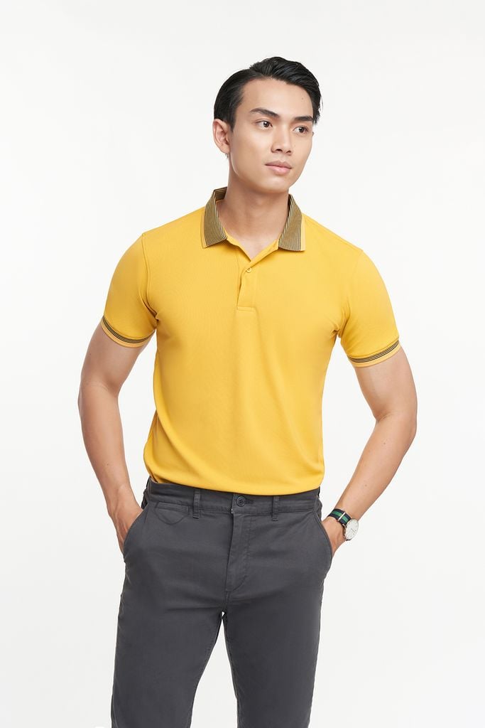 Green Polo Dòng Áo Polo Cafe Nam Cổ Phối Viền N&M Club 2104088