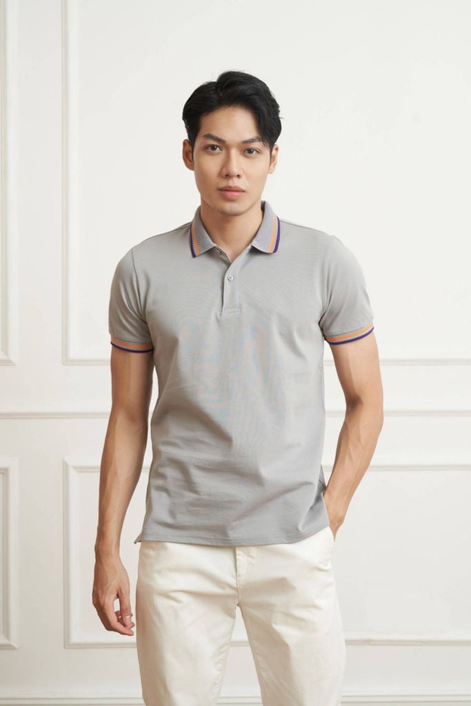 Premium Áo Polo Nam Vải Cotton Mercerized N&M Club 2105017