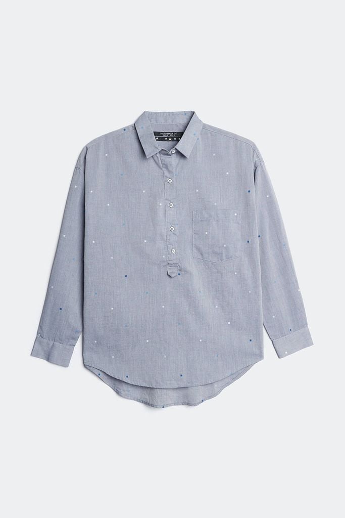 Áo sơ mi in họa tiết Nữ tay dài NINOMAXX 1703027