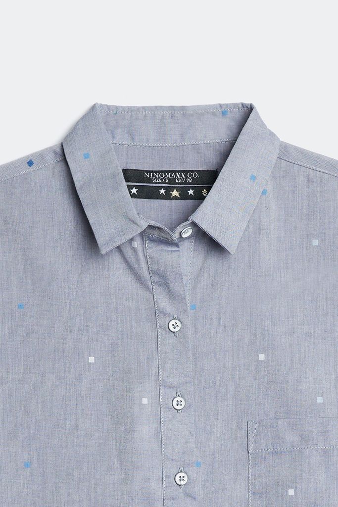 Áo sơ mi in họa tiết Nữ tay dài NINOMAXX 1703027