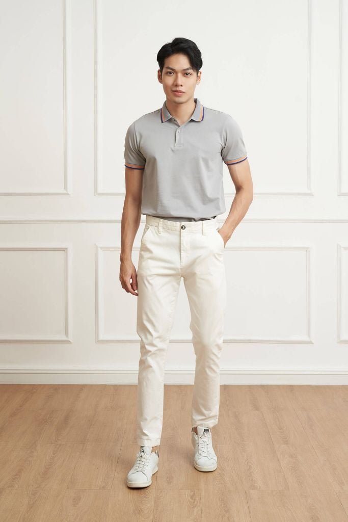 Premium Áo Polo Nam Vải Cotton Mercerized N&M Club 2105017