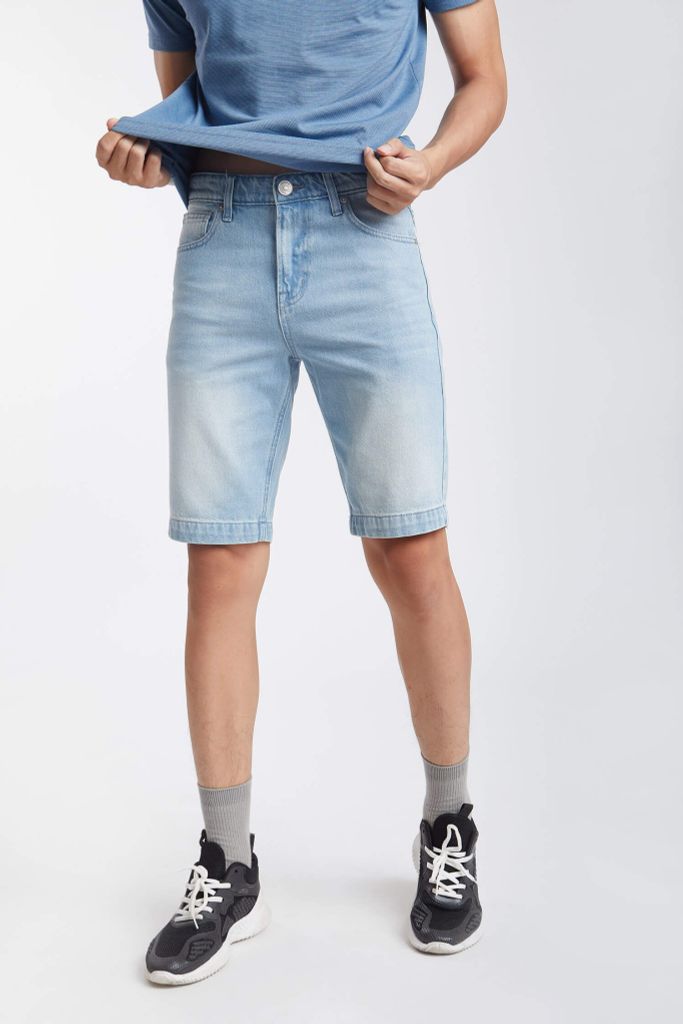 Quần short Jean Nam cotton NINOMAXX 1910141