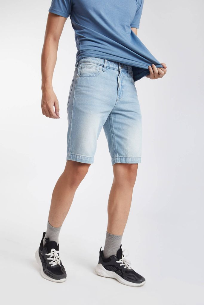 Quần short Jean Nam cotton NINOMAXX 1910141