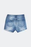 Quần short Jean Nữ chất cotton NINOMAXX 2202016