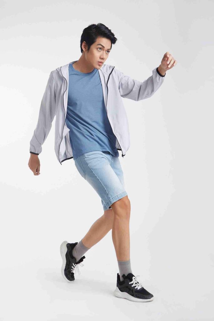 Quần short Jean Nam cotton NINOMAXX 1910141